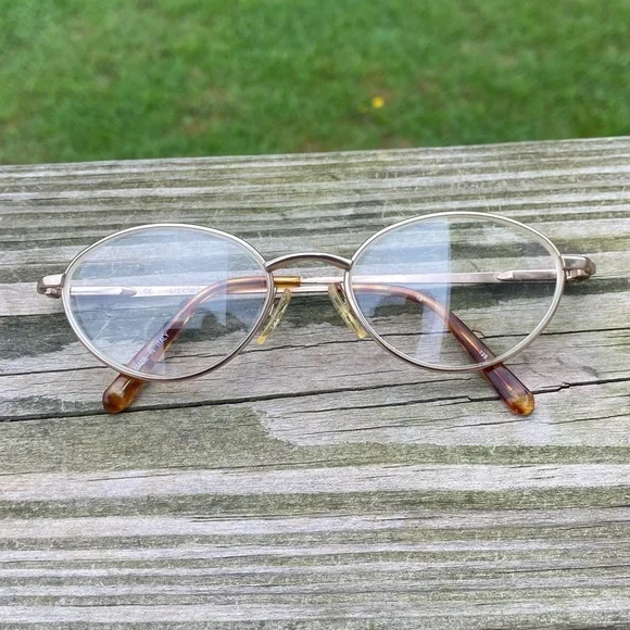Liz Claiborne Frames Vintage made in Italy metal frames gold tone 53[]17 125 - Picture 2 of 12